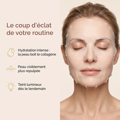 Bienfaits du masque Bio-Collagène : hydratation, peau repulpée, teint lumineux