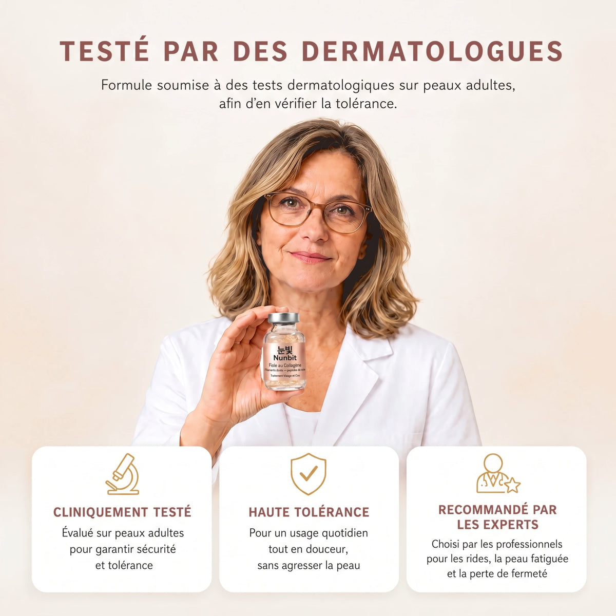 Sérum Nunbit recommandé par les dermatologues